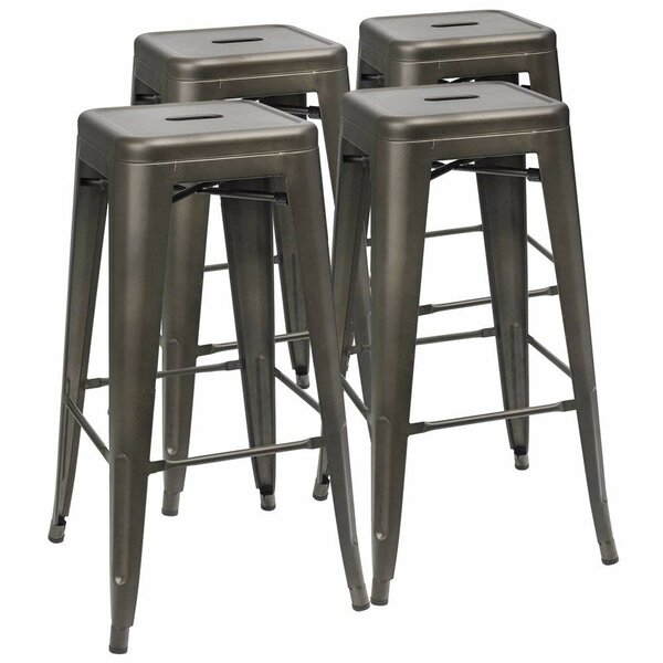 Matte Black Metal Bar Stools | Wayfair